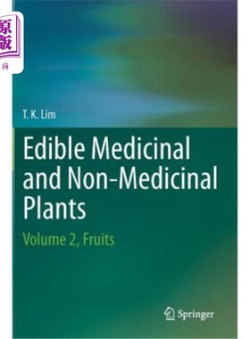 海外直订医药图书Edible Medicinal and Non-Medicinal Plants: Volume 2, Fruits 食用药用和非药用植物：第2卷，水果