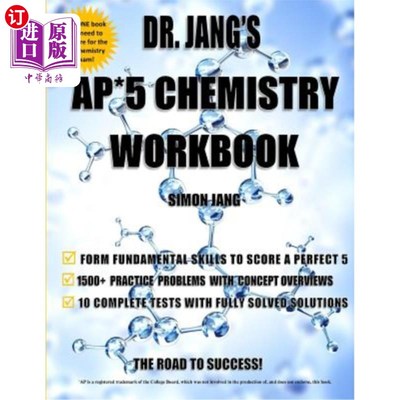 海外直订Dr. Jang's AP* 5 Chemistry Workbook 张博士的AP*5化学手册