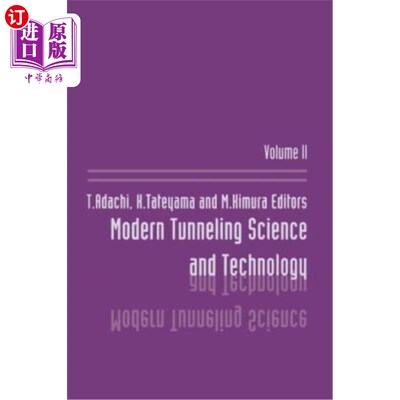 海外直订Modern Tunneling Science and T 现代隧道科学与隧道工程