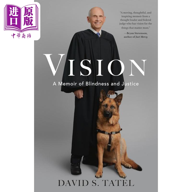 视觉 失明与正义的回忆录 美国联邦法官大卫 S 塔特尔 Vision A Memoir 英文原版 David S Tatel 人物传记【中商原版】