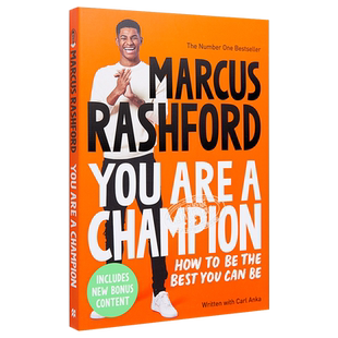 马库斯拉什福德 你就是冠军 拉师傅自传 英文原版 You Are a Champion Marcus Rashford 曼联红魔球员球星【中商原版】
