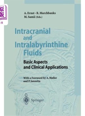 海外直订医药图书Intracranial and Intralabyrinthine Fluids: Basic Aspects and Clinical Applicatio 颅内和迷路内液体：