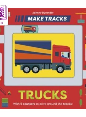 海外直订Make Tracks: Trucks 留下痕迹:卡车