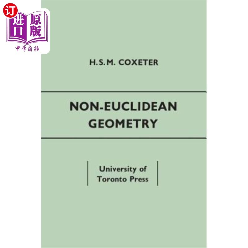海外直订non-euclidean geometry: fifth edition 非欧几里得几何:第