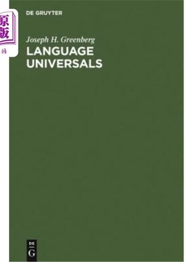 海外直订Language Universals: With Special Reference to Feature Hierarchies 语言通用性：特别是特征层次