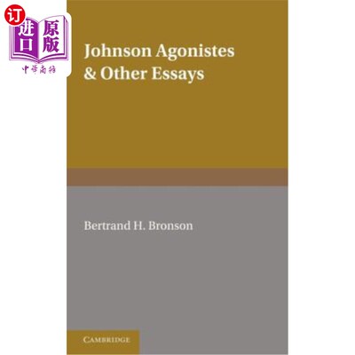 海外直订Johnson Agonistes and Other Essays 约翰逊·阿根廷斯和其他散文