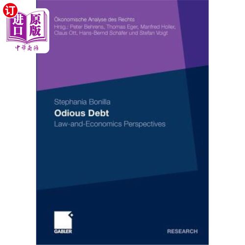 海外直订Odious Debt: Law-And-Economics Perspectives 可恶的债务:法律和经济视角