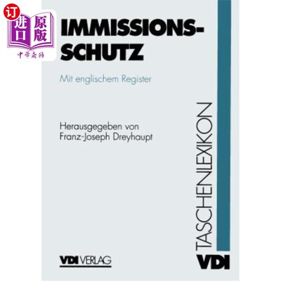 海外直订VDI-Taschenlexikon Immissionsschutz VDI-Taschenlexikon Immissionsschutz