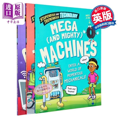 杰出与伟大的科技系列3册 Stupendous and Tremendous Technology 英文原版 Claudia Martin 科普读物【中商原版】