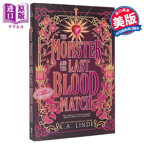 血型1 怪物与最终血契 刷边 The Monster and the Last Blood Match 英文原版 K A Linde【中商原版】