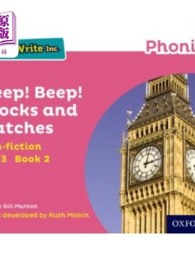 海外直订Read Write Inc. Phonics: Pink Set 3 Non-fiction ... Read Write公司自然拼读:粉红色套装3非虚构2哔!哔哔的声音!