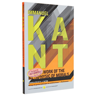 现货 道德形而上学的奠基 康德 Groundwork of the Metaphysic of Morals 英文原版 Immanuel Kant 德国古典哲学家【中商原版】