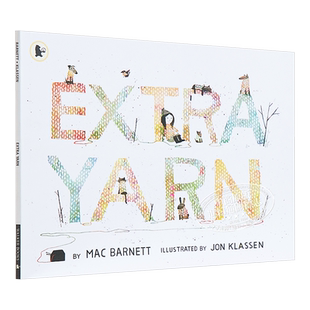 The Caldecott Honor Books 2013: Extra Yarn 穿毛衣的小镇 儿童故事绘本 Jon Klassen 名家绘本 图画书 2013凯迪克银奖绘本