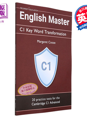 English Master C1 Key Word Transformation Cambridge C1 Advanced英语大师剑桥CAE考试C1级关键词转换练习2020【中商原版?