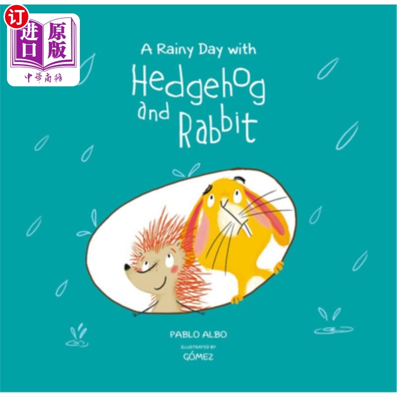 海外直订A Rainy Day with Hedgehog and Rabbit 刺猬和兔子的雨天