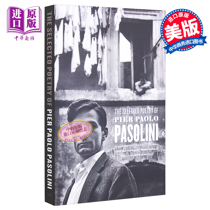 帕索里尼诗歌选集 意大利 英文 双语版 英文原版 The Selected Poetry of Pier Paolo Pasolini【中商原版】