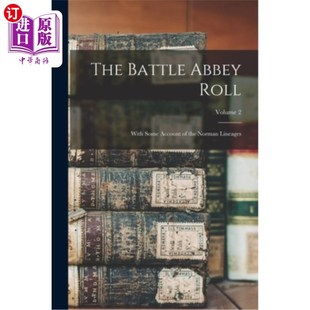 Abbey Some With 海外直订The Volume 战斗修道院卷 Lineages; Roll Norman the 一些帐户 与诺曼血统 Account Battle