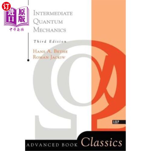 海外直订Intermediate Quantum Mechanics: Third Edition 中间量子力学：第三版