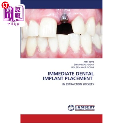 海外直订医药图书Immediate Dental Implant Placement 即刻种植牙