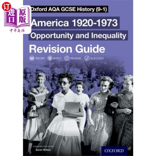 海外直订Oxford AQA GCSE History (9-1): America 1920-1973... 牛津AQA GCSE历史(9-1):美国1920-1973:机会和不平等修订指