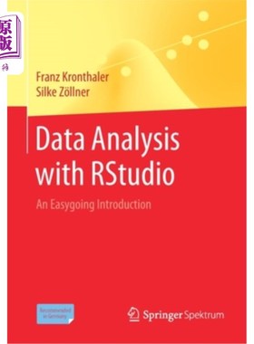 海外直订Data Analysis with Rstudio: An Easygoing Introduction 用Rstudio进行数据分析:一个简单的介绍