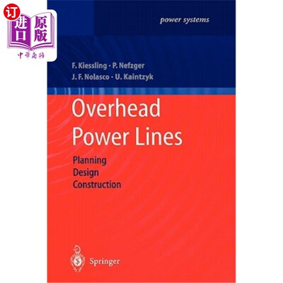 海外直订Overhead Power Lines: Planning, Design, Construction 架空电力线路：规划、设计、施工