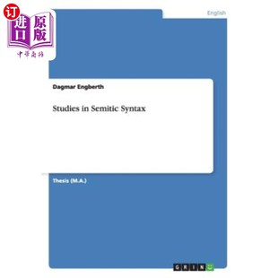 Syntax Semitic 闪米特语句法研究 海外直订Studies