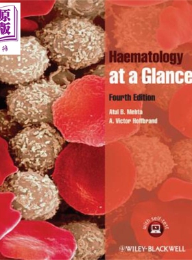 现货 血液学概览 第4版 Haematology At A Glance Atul Mehta 英文原版【中商原版】wiley