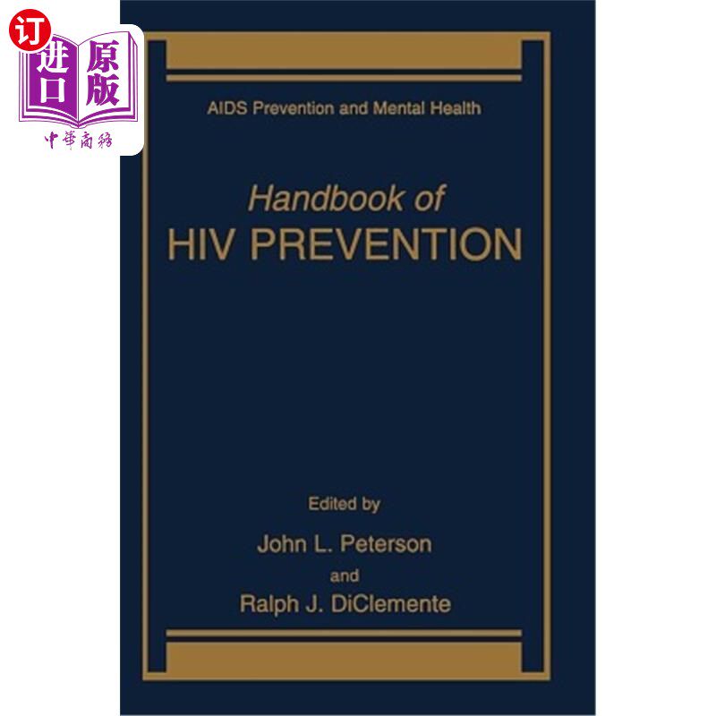 海外直订医药图书Handbook of HIV Prevention 艾滋病毒预防手册