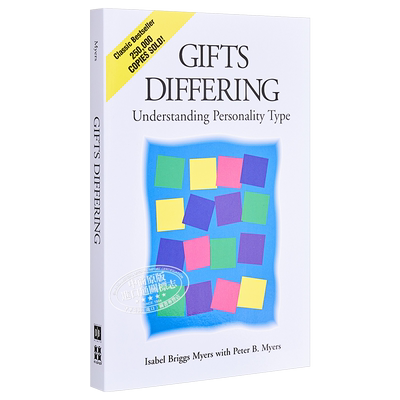 天生不同 人格类型识别和潜能开发 豆瓣高分 英文原版 Gifts Differing 性格 人格 心理学 Isabel Briggs Myers【中商原版】
