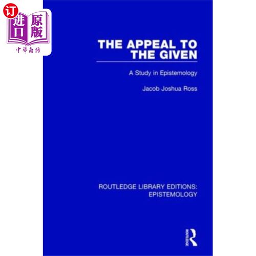 海外直订Appeal to the Given 对既定事物的呼吁