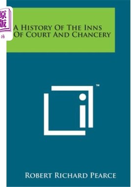 海外直订A History of the Inns of Court and Chancery 宫廷和衡平法院客栈的历史