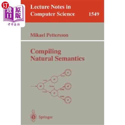 海外直订Compiling Natural Semantics 编译自然语义学