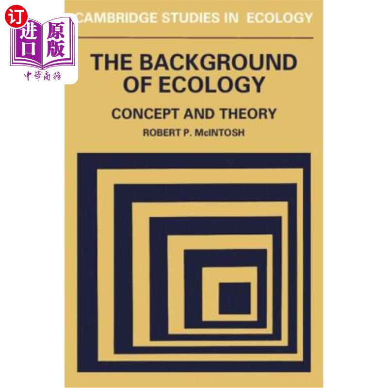 海外直订Background of Ecology: Concept and Theory 生态学背景：概念与理论