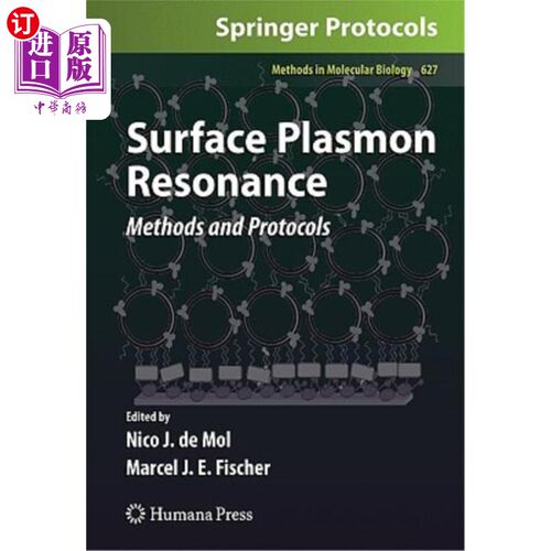 海外直订Surface Plasmon Resonance: Methods and Protocols 表面等离子体共振：方法和协议