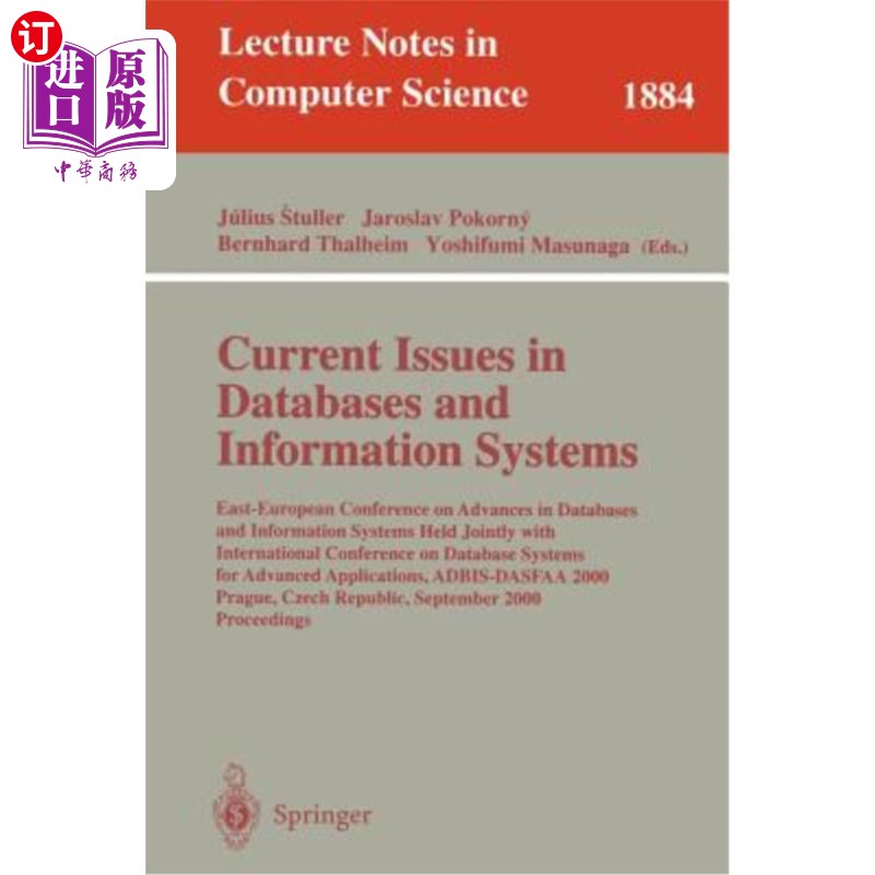 海外直订Current Issues in Databases and Information Systems: East-European Conference on