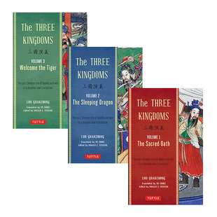 三国演义 3卷本套装（带脚注）英文原版 The Three Kingdoms, Volume 1-3 中国四大名著 罗贯中 Luo Guanzhong 【中商原版】