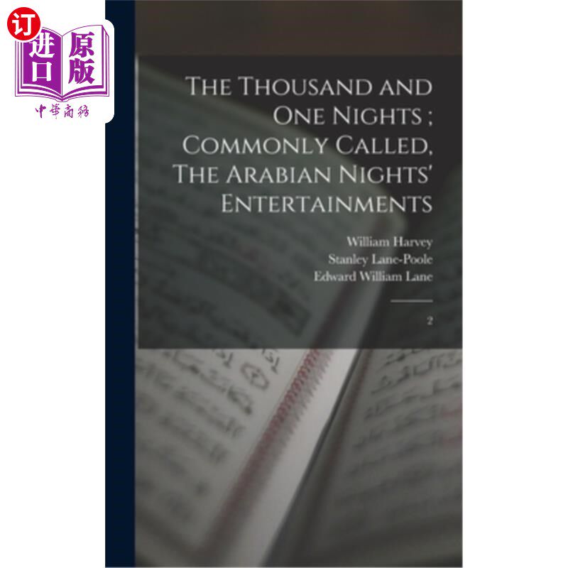 海外直订The Thousand and one Nights; Commonly Called, The Arabian Nights' Entertainments 《一千零一夜》;通常被称为