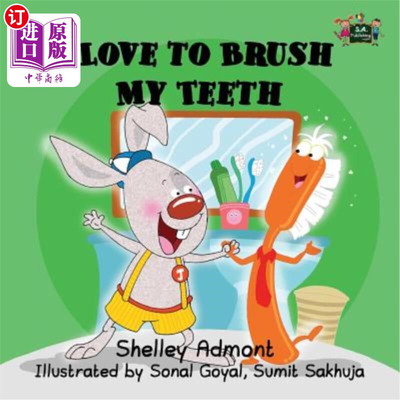 海外直订I Love to Brush My Teeth 我喜欢刷牙