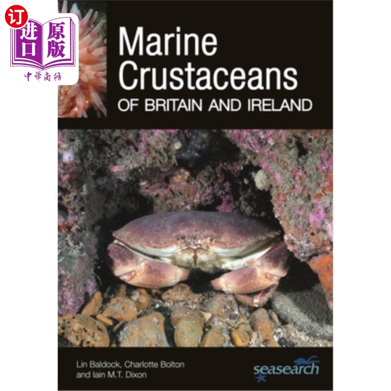 海外直订Marine Crustaceans of Britain and Ireland 英国和爱尔兰的海洋甲壳类动物