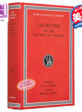 卢克莱修 物性论 On the Nature of Things 英文原版 Lucretius【中商原版】