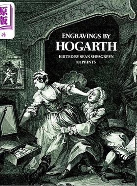 现货 Engravings by Hogarth 进口艺术 Hogarth的雕刻【中商原版】