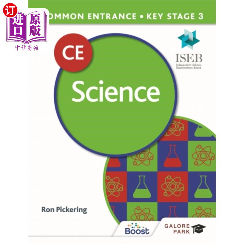 海外直订Common Entrance 13+ Science for ISEB CE and KS3 普通入学13+科学为ISEB CE和KS3