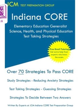 海外直订Indiana CORE Elementary Education Generalist Science, Health, and Physical Educa 印第安纳核心基础教育综合科