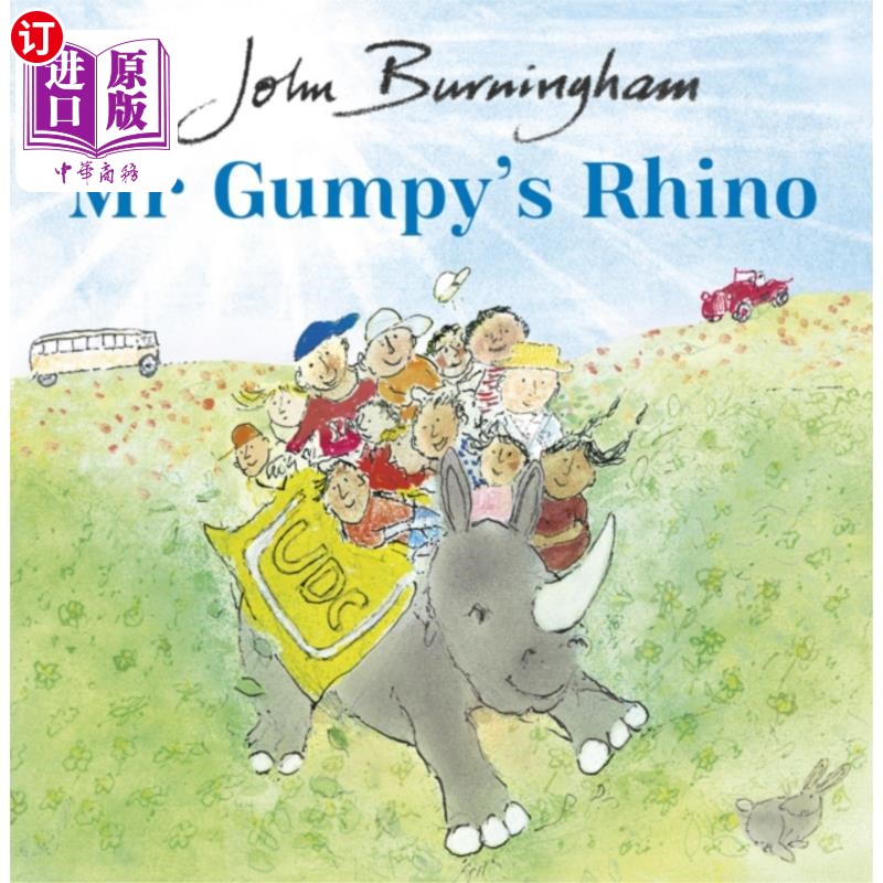 海外直订Mr Gumpy's Rhino 甘伯伯先生的犀牛