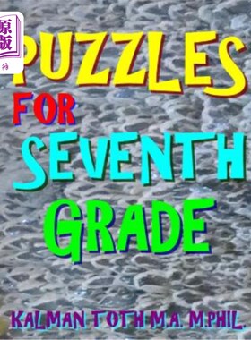 海外直订医药图书Puzzles for Seventh Grade: 80 Large Print Word Search Puzzles 七年级拼图：80个大字词搜索拼图