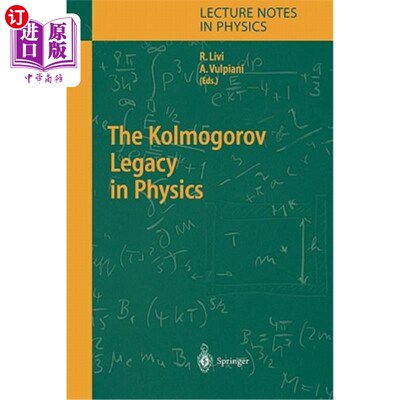 海外直订The Kolmogorov Legacy in Physics 科尔莫戈罗夫物理学遗产