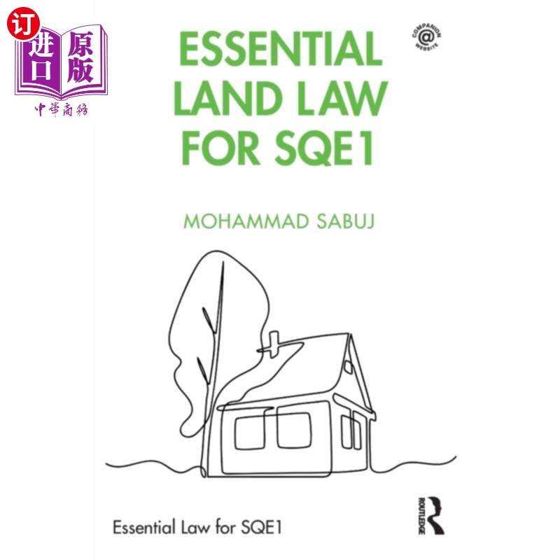海外直订Essential Land Law for SQE1 sq1基本土地法