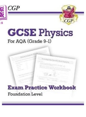 海外直订GCSE Physics AQA Exam Practice Workbook - Founda... GCSE物理AQA考试练习手册-基础