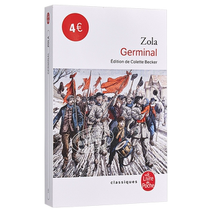 预售 【中商原版】左拉：萌芽（完整版，有前言）法文原版 法文版 Le Livre de Poche Classiques：Germinal 法国文学 世界名著